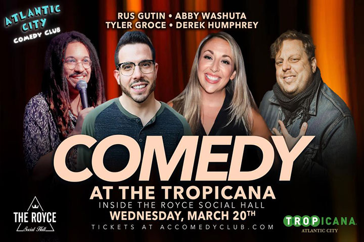 Comedy at the Tropicana ft. Derek Humphrey, Rus Gutin, Tyler Groce ...