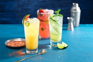 Cucumber and Jalepeno infused non-alcoholic drinks at Hard Rock Cafe Atlantis City