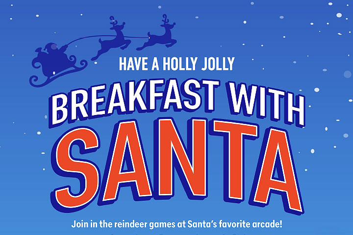 Breakfast with Santa at Dave & Buster's