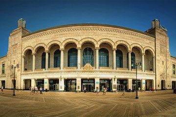 Jim Whelan Boardwalk Hall Frontage on the Boardwalk.