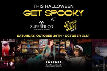 This Halloween GET SPOOKY at Superfrico and teh Horse Dive Bar Saturday October 26-October 31